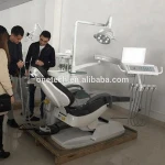 Xmas big sale cozy comfortable high grade dental equipment /Noiseless DC motor dental chair price / progressive dental unit DC23