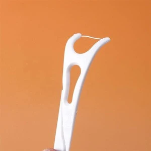 y shape dental floss, all in one, curved design to reach back teeth