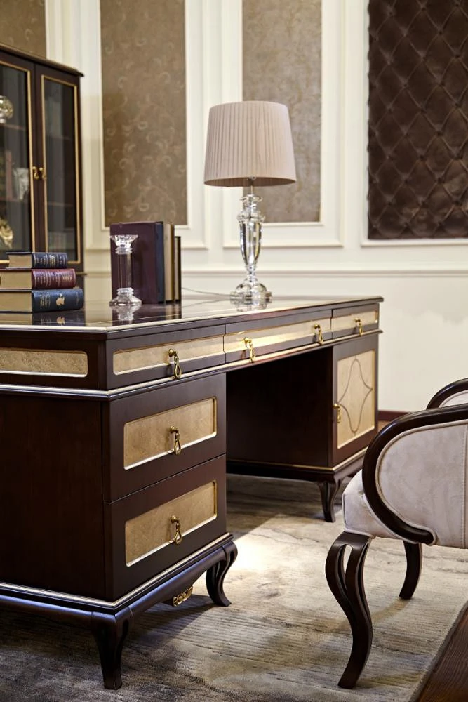 YB71 Luxury cherry wood executive office desk office furniture