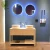 Yelintong popular design mdf vanity bathroom cabinet basin