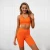 Import Yellow Private Label Workout Clothes High Waisted Spandex Gym Leggings Fitness Wear Activewear Tracksuits Yoga Bra Pants Suit Se from China