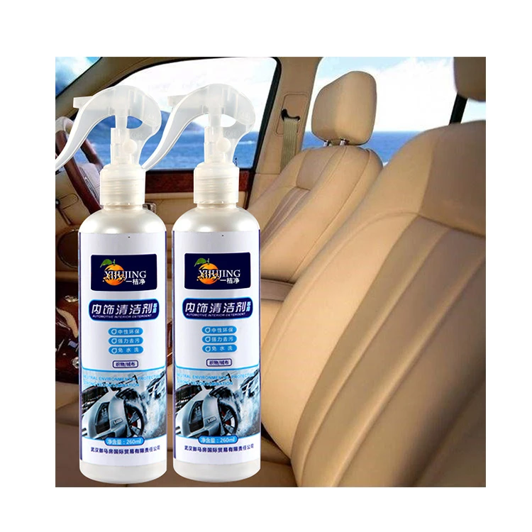 Yijujing Amazing No-Clean car roofs fabric seat Strong Stain removal car interior cleaner spray