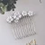 Import Yiwu Factory Wedding Party Bridal Girls Crystal Zircon Hair Comb Crown Tiara Flower Hair Combs Jewelry from China