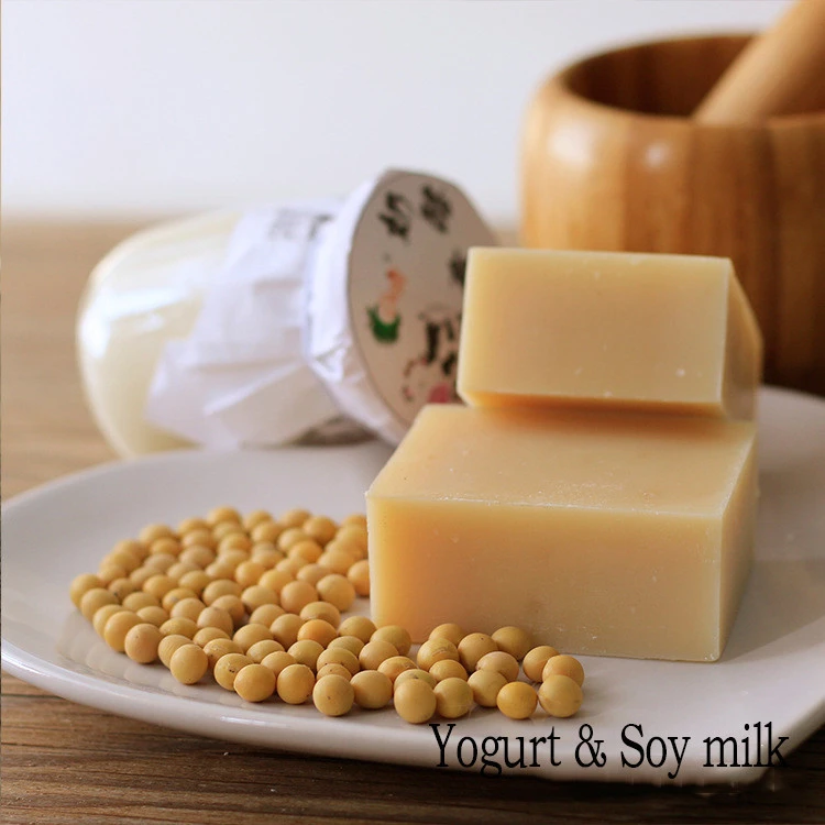 Yogurt soy milk low temperature to make handmade soap