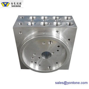 YONTONE Cnc Milling Aluminium Tube For  Hydraulic Cylinder Aluminum Manifold Valve Block Parts