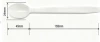 Disposable White Plastic Spoon – PP  Spoon