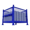 Logistics Pallet Industrial Container Warehouse Stackable Professional Foldable Steel Storage Cage