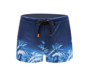 men's  hawaii style high-performance swimming boxers