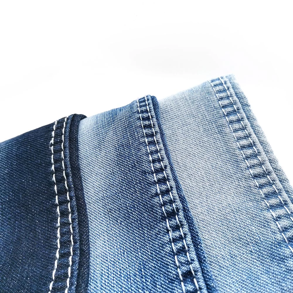 Buy Aufar 7.5oz Blue Jacquard 100% Cotton Denim Fabric D52b1309 from ...