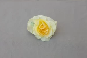 ARTIFICIAL ROSE (OFF WHITE/YELLOW) DECORATIVE FLOWERS