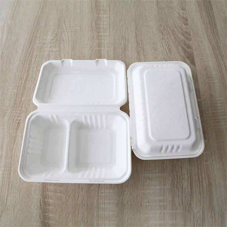 Buy Eco-friendly Disposable 2 Compartment Food Containers from Anhui ...