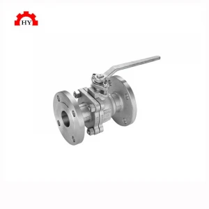good quality stainless steel 2pc flange end ball valve