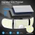 Import 3 Work Modes Curved 160 LED Solar Security Light Waterproof ABS Made Motion Sensor Solar Wall Light Outdoor from China