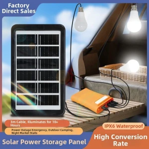 Solar Charging Lamp Emergency Lamp Camping Lamp Night Market Street Stall Lamp Household Lamp Charging Bulb