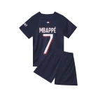 PSG Mbappe Sports Equipment Kids Football T-shirt Set Football Club Paris Saint-Germain