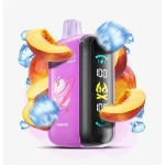 Wholesale Elf Bar Raya D3 25K Peach Ice 25000 Puffs 23ml Salt Triple Mesh Display for Estonia