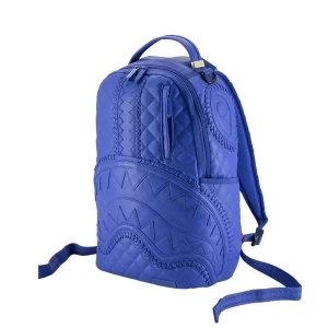 LT-004 Blue PU Backpacks any Travelling Bags, Backpack and School bag etc OEM is welcome