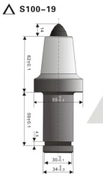 Underground coal mining cutting picks