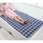 Factory Direct Wholesale Plaid Washable Underpad For Bed