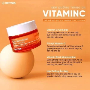 The Pure Jeju Tangerine Vita C Cream Whitening Recovery Cream