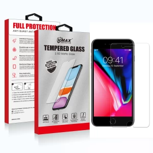 0.33MM 2.5D 9H Hardness Manufacturer Custom Wholesale Mobile Tempered Glass Film Screen Protector For iphone 6 7 8 X Xr Xs max