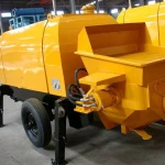 30m3 mobile concrete trailer pump for sale