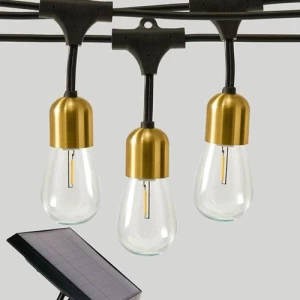 Commercial grade solar LED Golden string lights with amazing look