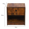 Modern Bedside Table with Storage Drawer for Bedroom