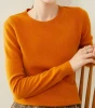 women casual half-high collar knitted sweater female fashion solid color long sleeve wool sweater