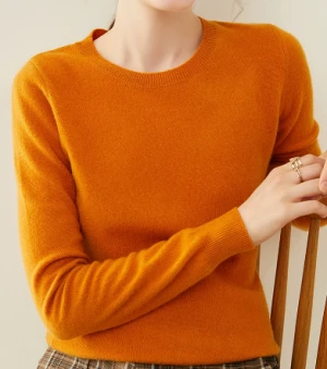 women casual half-high collar knitted sweater female fashion solid color long sleeve wool sweater
