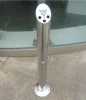 stainless steel floor standing outdoor ashtray for public places
