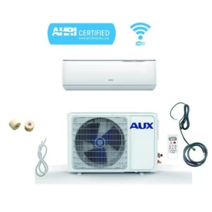 Aux 12,000 BTU Ductless Mini Split Air Conditioner With Wifi Heat Pump, 17 SEER, J-Smart,