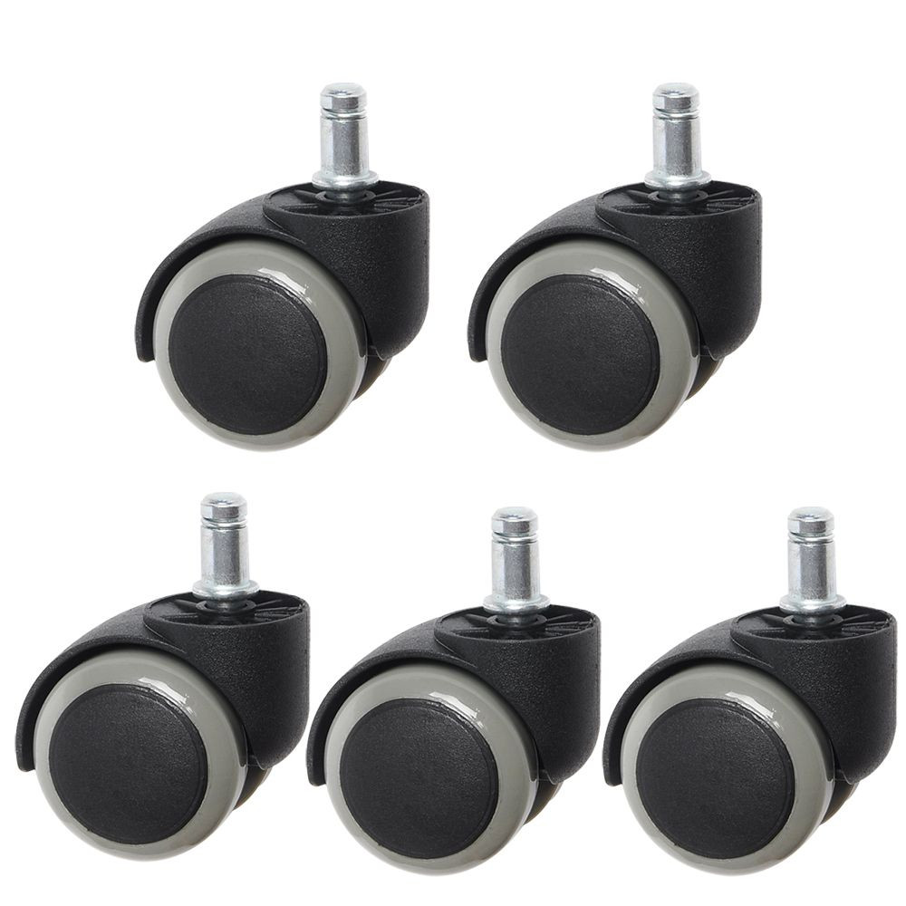 Buy Office Chair Casters Wheels Replacement Soft Polyurethane Modern