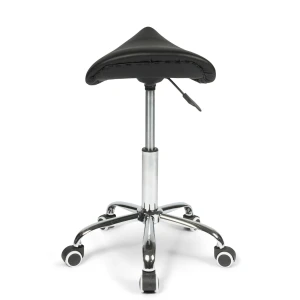 Dunimed - Ergonomic Saddle Stool with Tiltable Seat - Black