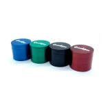 2021 Hot Selling Wholesale Price 40mm 4Parts Zinc Alloy Cookies Logo Crusher Weed Tobacco Herb Grinder