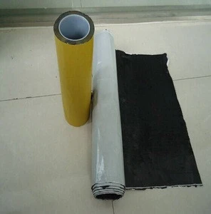 0.5mm-3mm butyl rubber waterproofing roll material rubber roll roofing material