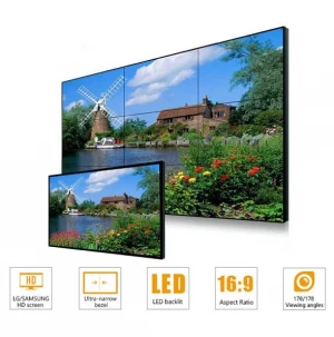 55” 0.88 mm seam LCD video wall