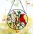 Import Cardinal Birthday Gift Hand Painted Stained Glass Sun Catcher Customized from China