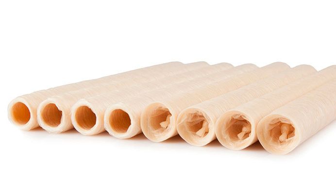 Buy Collagen Casing For Boiled Cooking Sausage from Baoding Juye Casing ...