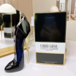 Formal perfume, black high heels, pink high heels - Good Girl First, Fearless Queen Essence, Bad Boy Light Fragrance