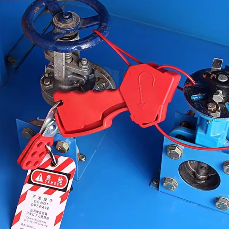 Buy Adjustable Retractable Cable Lockout With Padlocks Holes For ...