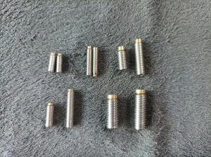 special screws with brass insert