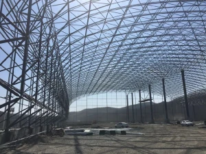 Custom Designed Coal Shed with High Load Space Steel Structure Frame