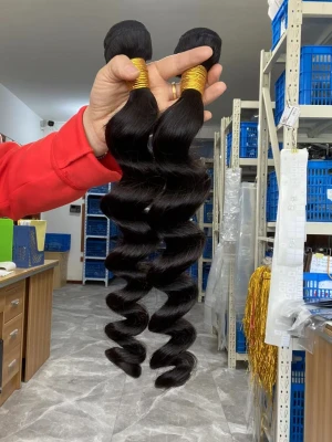 8-30inches straight body wave deep wave Raw hair weaving in stock