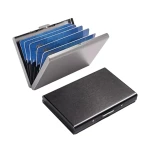 Metal Slim Name Card Holder RFID Blocking Business Card Carrier Business Card Holder Case Pocket Holders