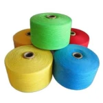 Recycled colour yarns
