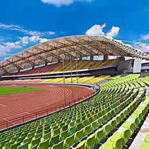 Exquisite Prefabricated Outdoor Stadium Roof Structure Steel Space Frame Gym Structure Metal Sport Hall