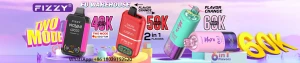 Disposable Vape EU Warehouse Waspe Vaper 40000 Puff Wholesale Vape Tornado Dual Flavor 2 in 1 E Cigarette Piece Vape 30