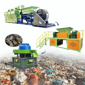 Municipal Solid Waste Sorting & Incineration Line, Medical Waste Shredder, RDF Making Machine Production Line