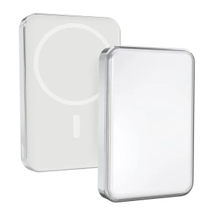 SYOUNI Silver 10000mAh Wireless Battery Pack with 20W Type-C Output